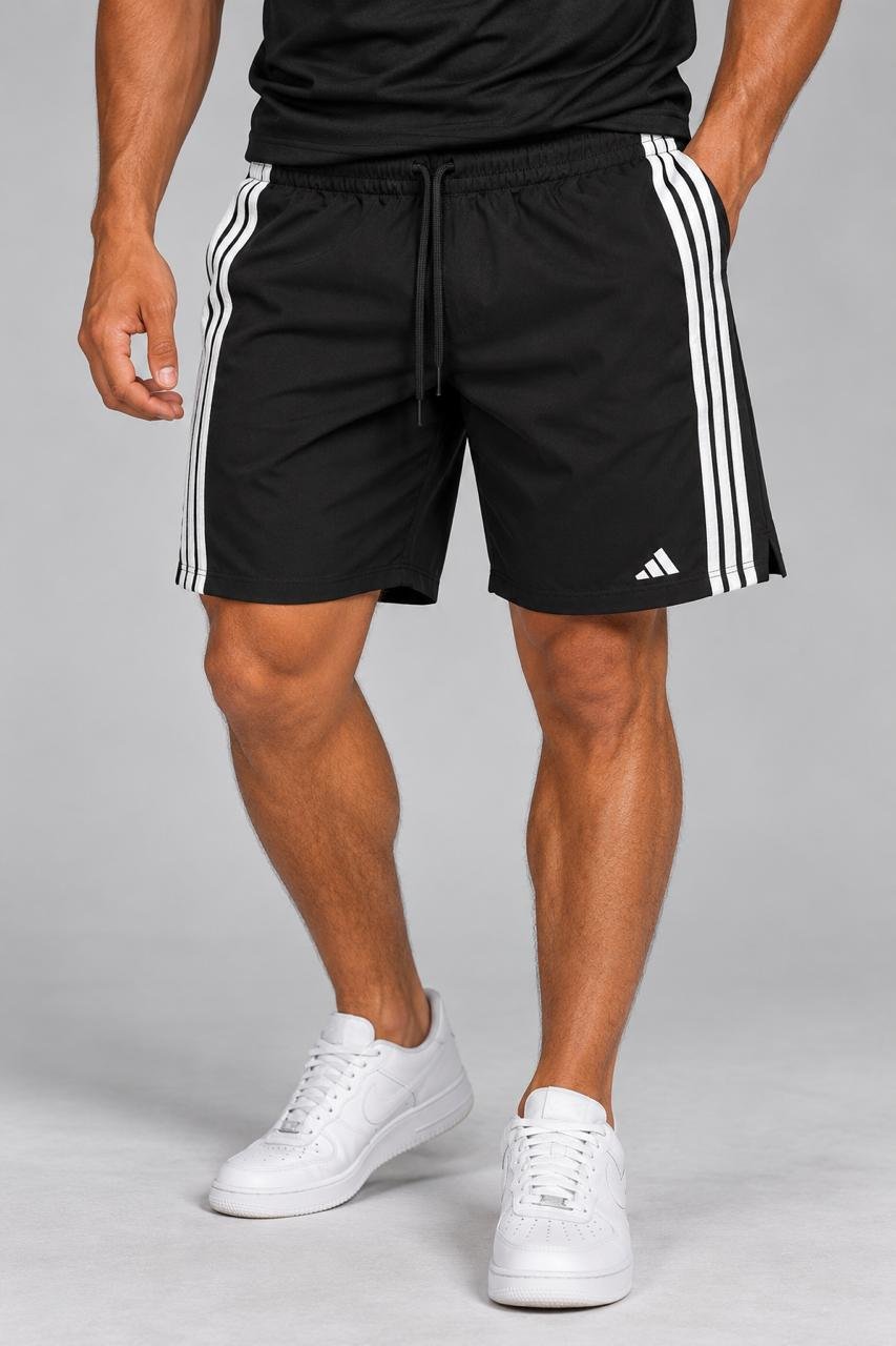 short elastano adidas preto